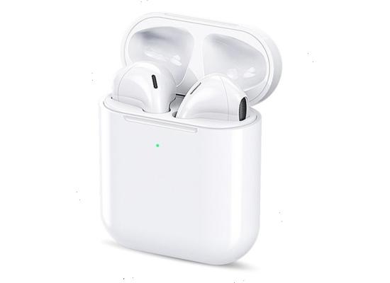 WIWU  Airbuds SE True Wireless Stereo Headphone, Bluetooth 5.0, Sensor Touch, Pop Up Function, HIFI Clear Voice, Long Life Battery, 10m Distance, 4 Hours Music Time - White